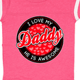 thumbnail image 4 of Inktastic I love my daddy Boys or Girls Baby Bodysuit, 4 of 5