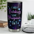 thumbnail image 4 of Personalized Penguin Tumbler 20oz 30oz Tumblers with Lid Gift for Girl Daughter Women Best Friend Sister Animal Lovers Christmas Birthday, 4 of 6