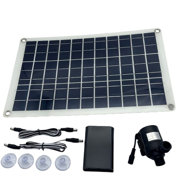 800l/h DC 12V Polycrystalline Brushless Solar Water Pump With 50W Solar Panel Pond Water Pump Garden Fountain Accessories