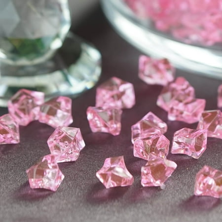 - BalsaCircle 400 Acrylic Mini Ice Crystal Like Pieces - Wedding Party Table Vase Centerpieces Fillers Scatters Decorations