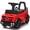 Red, variant on Track Seven Ride-On Push Car for Toddlers, Licensed Mercedes-Benz Unimog Sliding Car w/Steering Wheel, Under Seat Storage, Foot-to-Floor Ride On Toy for Boys & Girls Aged 1-3 Years, Pink