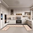 thumbnail image 2 of 3 Pieces Kitchen Rug Sets with Runner Non Slip Washable Mats for Floor Thick Kitchen Floor Mat Carpet Runner Rugs for Hallway Laundry Holiday Decor, 2 of 10