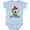 AE-Light Blue, variant on Cinco De Mayo Lets Fiesta Avocado Boys or Girls Baby Bodysuit