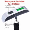 thumbnail image 2 of Portable Digital Luggage Scale, 50kg/110lb LCD Hanging Suitcase Weight Scale for Travel and Baggage, 2 of 6