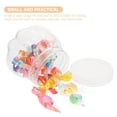 thumbnail image 4 of SHISUYAN Conteneur en Plastique Transparent en Forme de Citrouille 12 Pcs 2.8x2.8x2.6in, 4 of 9