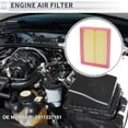 thumbnail image 2 of Unique Bargains Engine Air Filter for Kia Optima 2001-2006 Long life Element Filter Air Cleaner No.2811337101 1 Pcs, 2 of 7