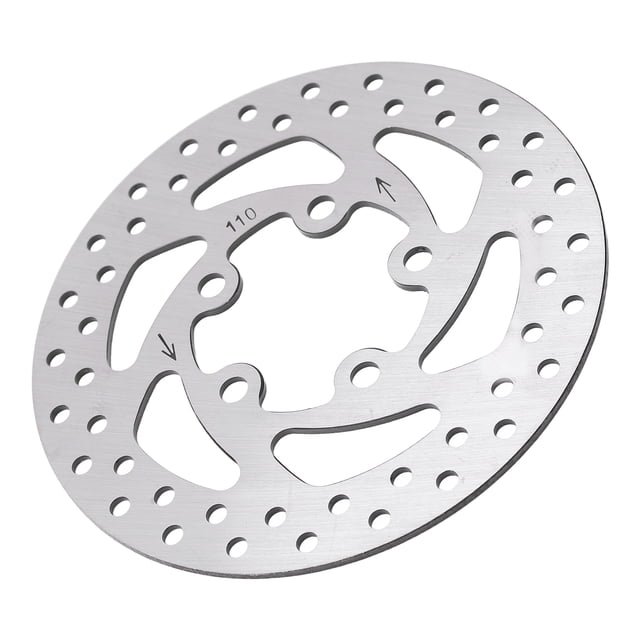 Disco De Freno De Scooter Eléctrico, Freno De Disco De Acero Inoxidable De 110 Mm, Conducción Segura De 5 Orificios Para Scooter Eléctrico ANGGREK Otros