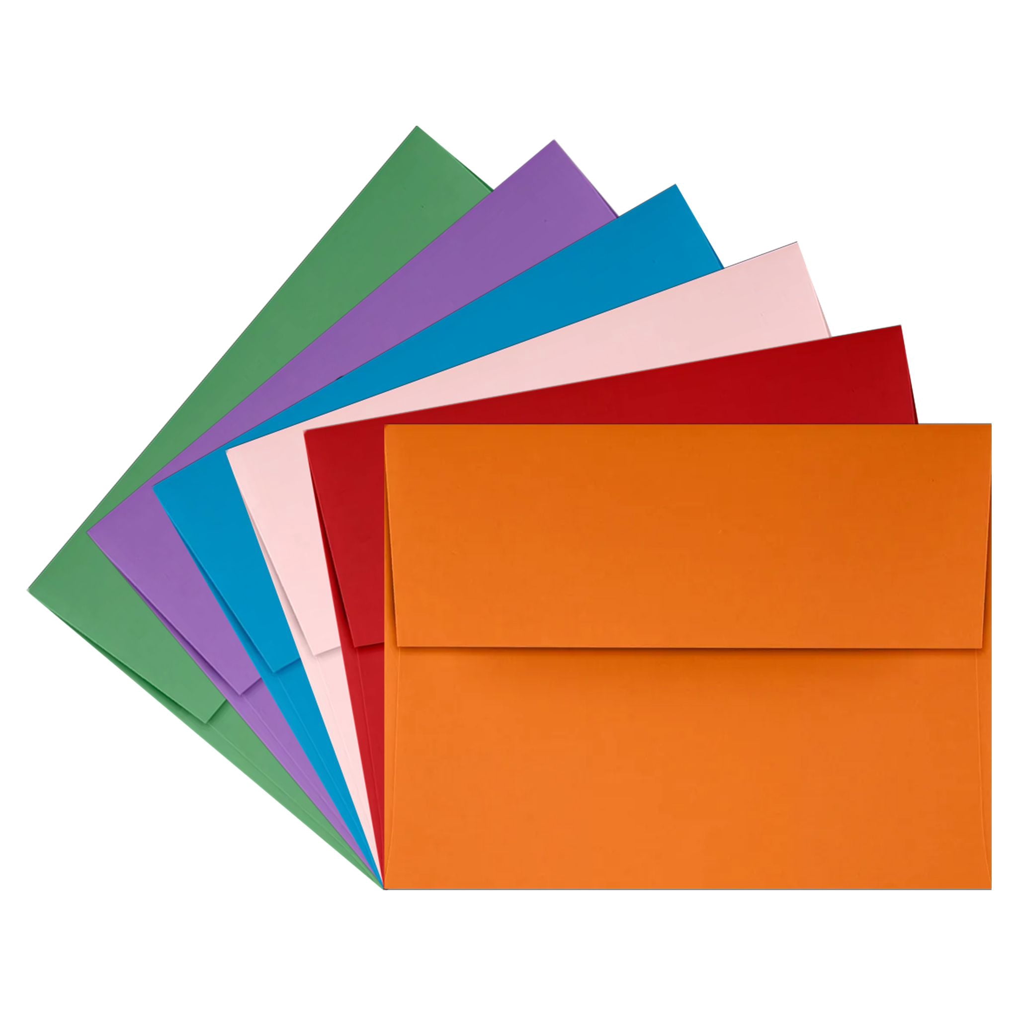 JAM Paper Peel & Seal A2 Envelopes, 4 3/8 x 5 3/4, Assorted, 150/Pack