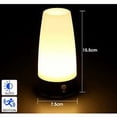 thumbnail image 4 of LED Night Bedside Lamp Wireless Table Lamp with Infrared PIR Motion Sensor, Battery Powered Night Light for Living, Bedroom, Bathroom, Hallway, 4 of 5