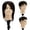 Black-13"B, variant on LAJOLLIA 100% Human Hair Male Mannequin Head, 13" Barber Mannequin Head, Cosmetology Hairdresser Training Doll Manikin Head for Hair Styling and Practice