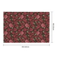 thumbnail image 3 of Picia Rose Flowers Printed Flag ,Rose Flowers Pattern Garden Flag Vertical Double,Yard Lawn Outdoor Decor 48x72", 3 of 9