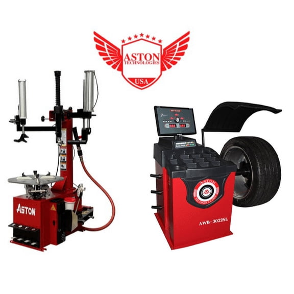 Aston Technologies* Tire Changer 2.0HP Stronger Motor & Wheel Balancer Combo 1560-3022