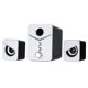thumbnail image 1 of Conjunto de altavoces para hogar SADA D-221 3 en 1 Altavoces de computadora PC con cable de 3.5 mm, caja de sonido alimentada por USB, lámpara de ambiente para escritorio, portátil, notebook, tablet, 1 of 6
