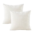 thumbnail image 4 of Home Soft Things Pleated Velvet 2 Piece Throw Pillow Cover Set - Gardenia - 26" x 26", 4 of 7