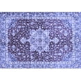 thumbnail image 1 of Ahgly Company Indoor Rectangle Abstract Blue Modern Area Rugs, 3' x 5', 1 of 4