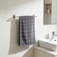 thumbnail image 7 of HOZADOIE Checkered Facial Cotton Towels 13X29In, Ultra Soft & Highly Absorbent Hand Towels for Bathroom, Soft Feel Fingertip Towels Quick Drying Towels, Gray, 7 of 7