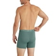 thumbnail image 2 of Men's Tommy John 3-Pack Luxe Modal Boxer Briefs Color: Black Turbulence Red Size: S, 2 of 4