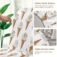 thumbnail image 5 of Yayeee 2 Pack Dining Chair Covers Stretch Parson Chairs Slipcovers Seat Protector, Cartoon Ice Cream Pattern, 5 of 6