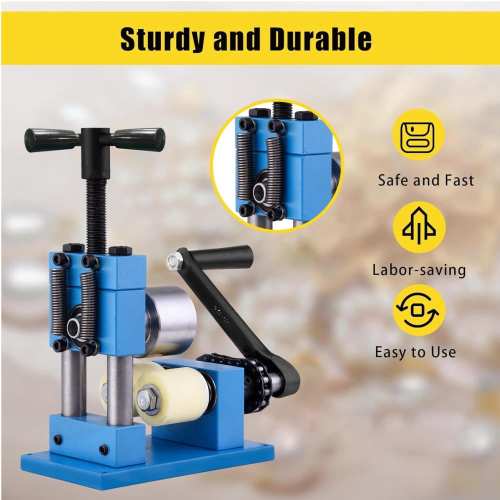 Jewelry Manual Bending Machine Press Round Machine Ring and Bracelet Winding Machine Suitable for Bending and Forming Gold, Silver, Copper and Other Jewelry