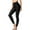 Black, variant on Charmo Swimming Pants for Women High Waisted Swim Pants Swim Leggings Swim Tights