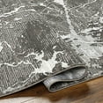 thumbnail image 4 of Mark&Day Washable Rugs, 2x4 Christon Modern Charcoal Gray Area Rug, Grey Ivory Carpet for Living Room, Bedroom or Kitchen (23" x 45", Machine Washable), 4 of 6