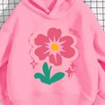 thumbnail image 6 of Qingpeng Girls Floral Print Hoodie Long Sleeve Pullover Casual Hooded Sweatshirt for Fall Season, 6 of 7