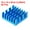 Blue, variant on 10x10x10mm Black Sticky Aluminum Heatsink Electronic Radiators 20 Pack