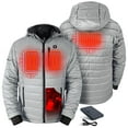 thumbnail image 3 of ActionHeat 5V Men's Insulated Puffer Battery Heated Jacket W/ Hood XL, 3 of 5