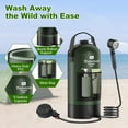 thumbnail image 2 of Portable Shower for Camping, 5 Gal/20 L Solar Heating Camping Shower Bag with Shower Pump, Portable Shower Head, Essential for Camping,Festivals, Overlanding, Beach Trips, 2 of 6