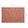 thumbnail image 6 of Unique Bargains Faux Leather Placemats for Kitchen Home Orange Brown 17.7"x11.8", 6 of 6