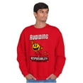 thumbnail image 5 of PACMAN Avoid Responsibility Lazy Sweatshirt for Men or Women Brisco Brands M, 5 of 6