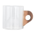 thumbnail image 2 of Coffee Mug, Reliable Practical Fine Processing Glass Coffee Cup Long Service Life  For Restaurant For Home For Travel 280ml, 2 of 8
