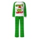 thumbnail image 2 of Conjuntos de pijamas navideños familiares a juego Grinch 2024, pijama de Grinch con parte superior y pantalones de pijama a cuadros, pijama de Grinch para niños y adultos para la familia, Hombres S, 2 of 4