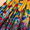 thumbnail image 6 of Summer Girls Casual Floral Boho Dress Child Spaghetti Strap Sundress Beach Wear Long Dresses, 6 of 8