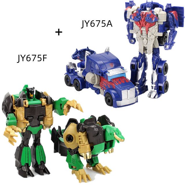 JIAYI-MINI Figuras de acción de TransFormers para niño, juguete clásico de transFormación, Robot de deFormación de un paso, modelo de dinosaurio, regalo para niños