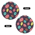 thumbnail image 2 of Kdxio Donuts1 Pocket Mirror, 1X/2X Travel Makeup Mirror 2-Sided Folding Small Mirror Portable Double-Sided Magnifying Cosmetic Mirror for Gift-Round Shape, 2 of 9