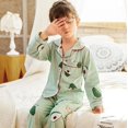 thumbnail image 1 of Pijamas para niñas, otoño 2020, ropa de casa de algodón de manga larga para niños, conjunto de pijamas de algodón para niñas, ropa de dormir de Navidad para niños, 1 of 2