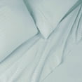 thumbnail image 4 of Egyptian Cotton 650 Thread Count Stripe Sheet Set, Twin-XL, Light Blue by Superior, 4 of 6