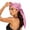 Pink, variant on Fewfanhot Women Satin Square Head Scarf Pre Tied Bandana Silky Hair Wrap Turban Head Cover