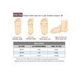 thumbnail image 4 of Spencer Women's Fuzzy Slippers Plush House Slippers Open Toe Thick Sole Slippers Cozy Bedroom Shoes Indoor Outdoor Fluffy Slides, White, Size 9-10, 4 of 11
