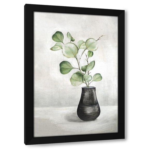 Eva Watts 11x14 Black Modern Wood Framed Wall Art Titled - Quiet Zen I