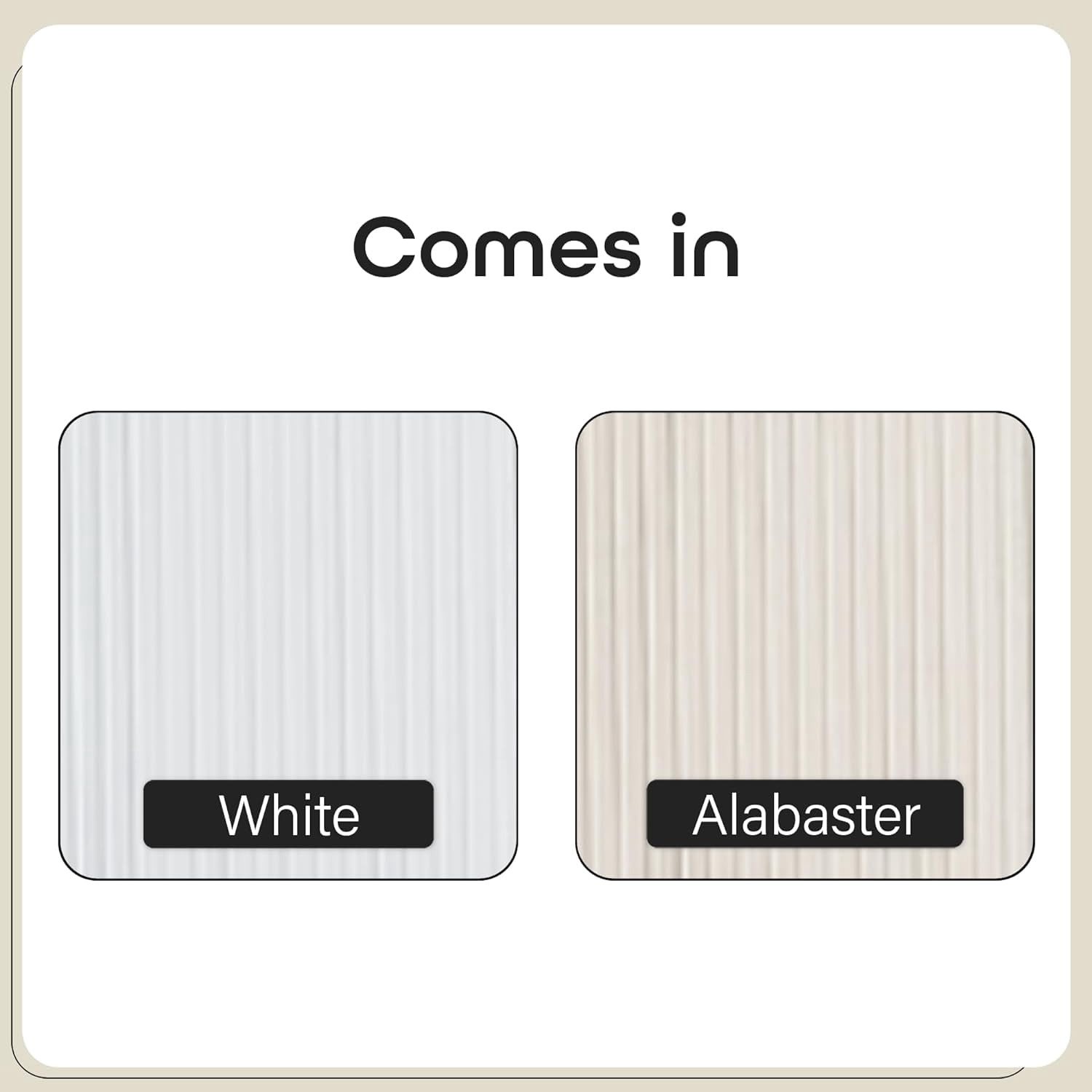 Vertical Hard Window Patio Blinds - Alabaster, 84" L x 78" W Plain & 3-1/2-Inch Vane - Easy Installation for All Patio Doors, Hardware Included - Aluminum Track for Durability, Anti-Static Slats
