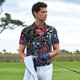 thumbnail image 3 of Fotbe Paisley Camiseta Polo de Golf para Hombre con Estampado – Camisa Deportiva Transpirable con Cuello Abotonado-Medium, 3 of 6