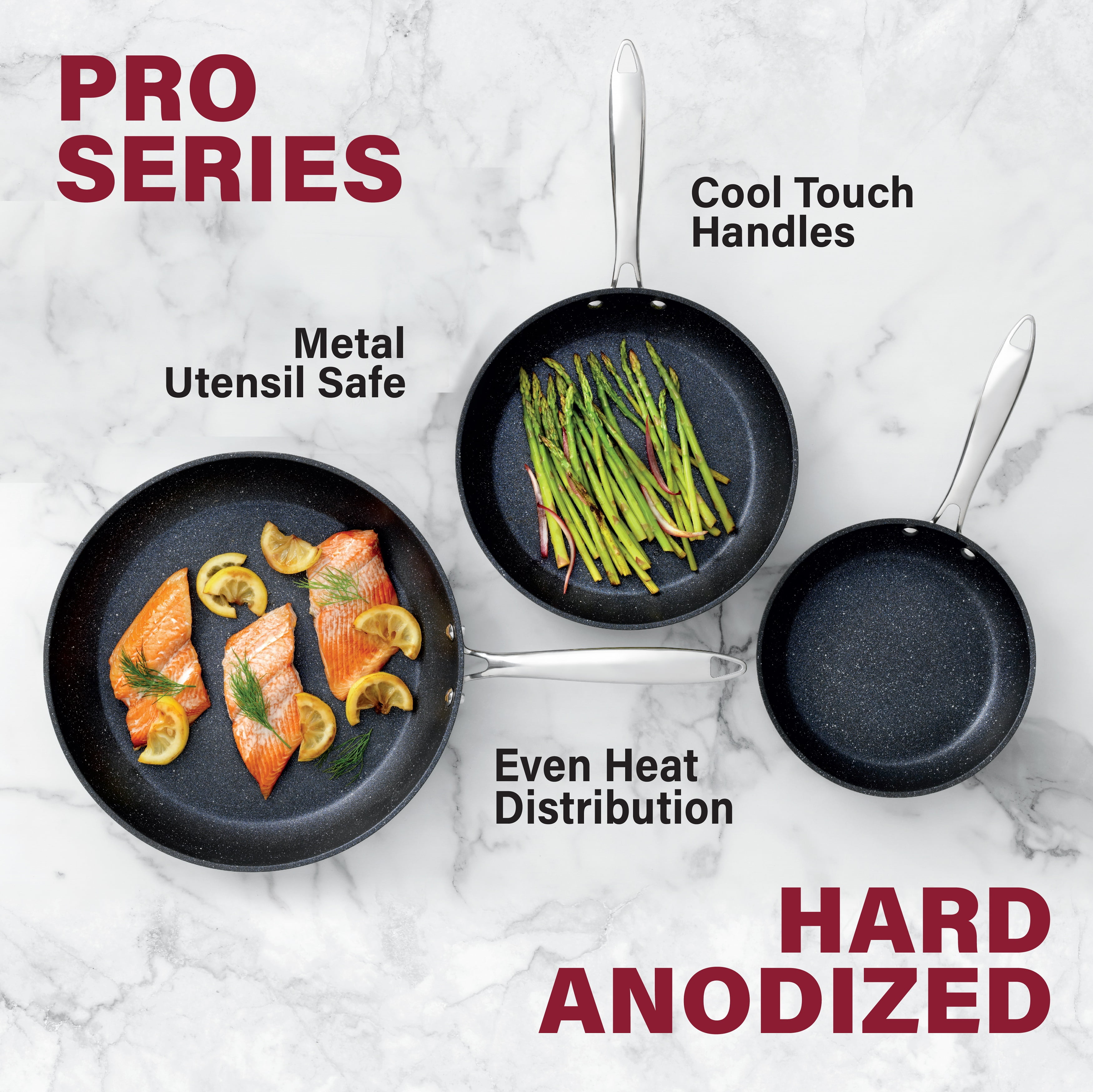 Granitestone Pro 14” Frying Pan Nonstick Extra Large Hard Anodized