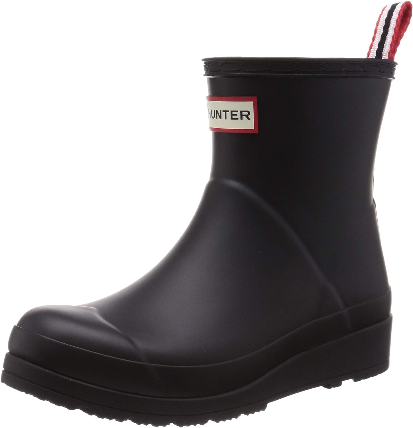 靴 HUNTER Original Play Boot Short Black Hunter Womens Original Play Boot Short Matte Black - Walmart.com