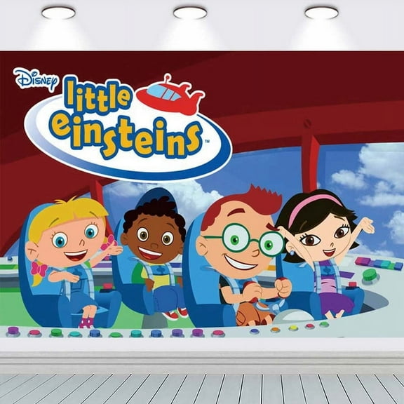 Little Einsteins Birthday Banner Backdrop Background Party Supplies Taspestry Poster Wall Decor