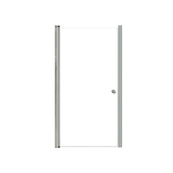 Transolid LSD357006C-BS Lyna 35-in x 70-in Pivot Shower Door, Brushed Stainless
