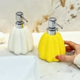 thumbnail image 6 of 380ml Ceramic Refillable Soap Dispenser For Bathroom Premium Kitchen Liquid Pump Bottles, 6 of 6