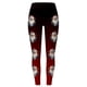 thumbnail image 4 of MKLEKYY Leggings de yoga para mujer, leggings para entrenamiento, leggings con estampado navideño, pantalones con bloques de color, leggings suaves y elásticos. 485, 4 of 4