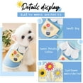 thumbnail image 6 of Dog Sunflower Shirts for Small Dogs Puppy Cat T-Shirts Lightweight Soft Cotton Summer Pet Vest Clothes Rabbit Doggie Tee Shirts Kitten Tank Tops Chihuahua Yorkshire Poodle, 6 of 7